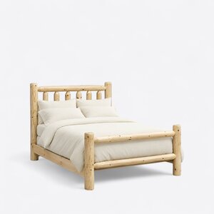 Econo Line Rustic Log Bed Frame
