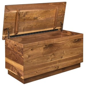 Bowman Modern Blanket Chest with Plinth Base