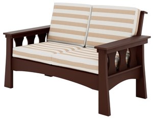 Meadow Poly 56" Outdoor Loveseat Sofa