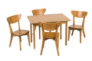 Modern Farmhouse Child's Table Set with 4 Chairs