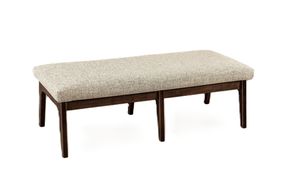 Marilyn Mid-Century Modern Upholstered Backless Bench