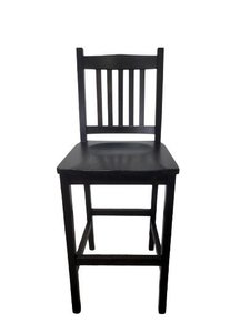 Outlet: Oak Wood Mission Bar Stool Set In-Stock (Set of 2)