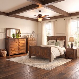Classic Modern Farmhouse 4-Piece Bedroom Furniture Set