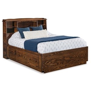 Bookcase Bed with Optional Underbed Storage