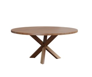Mitchel Modern Spider Base Round Dining Table