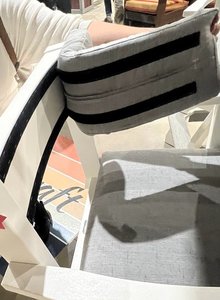 Amish Bellaire Poly Captains Chair zoom in of removable backrest