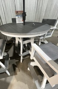 Amish Bellaire Poly Outdoor 48 Round Table