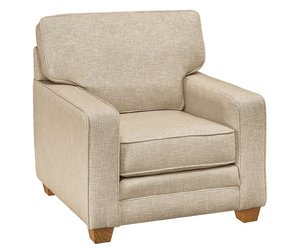 Element Rolled Arm Chair with Optional Footstool