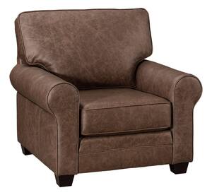 Handcrafted Element Customizable Upholstered Armchair - Optional Ottoman