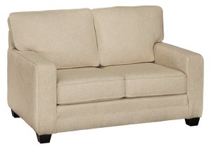 Handcrafted Element 62" Customizable Loveseat Sofa - Optional Ottoman