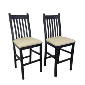 Outlet Barnwood 30" Bar Stool Set In-Stock (Set of Two)