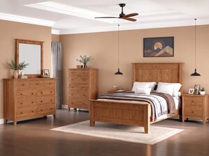 Galena Farmhouse 4-Piece Bedroom Furniture Set