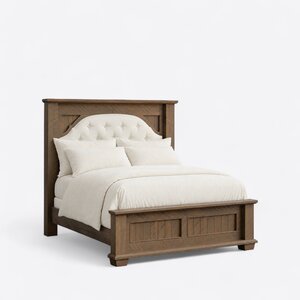 Wilder Grand Estate Panel Bed with Optional Upholstered Headboard