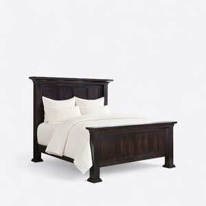 David Hardwood Panel Bed - Quick Ship