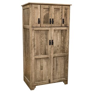 Double Freestanding Pantry Cabinet