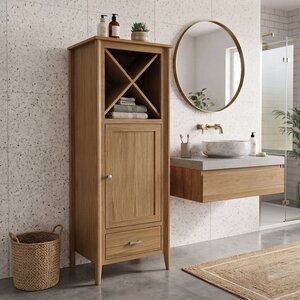 Shaker Bathroom Storage Cabinet Tower