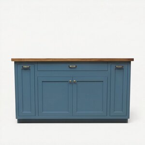 Shaker Freestanding Kitchen Island Cabinet with Optional Top