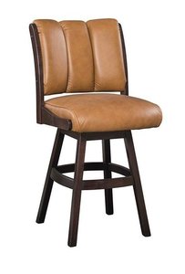 Silas Upholstered Swivel Counter and Bar Stool