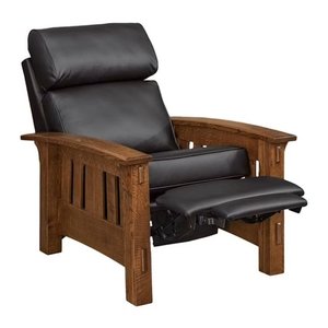 Trinity Mission Comfy Wood Frame Recliner