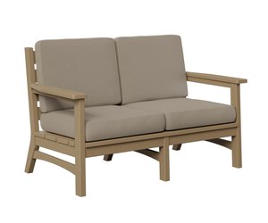 Coastal Deep Seat Poly Love Seat