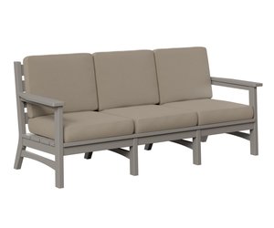 Coastal Deep Seat 6' Poly Sofa