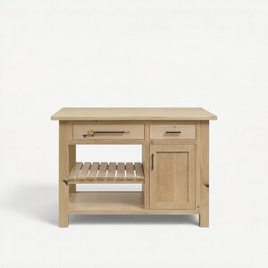 Rustic Farmhouse Prep Table Island