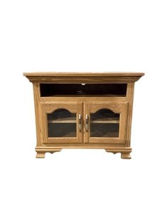 Outlet Oak Wood Small TV Stand In-Stock