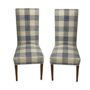 Outlet Denton Upholstered Parsons Dining Chair Set In-Stock (Set of 2)