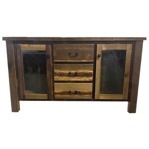 Outlet Reclaimed Barnwood 64" Sideboard In-Stock