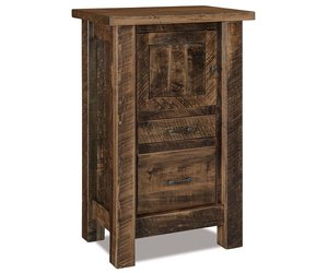 Rustic Wood Dutton CPAP Nightstand