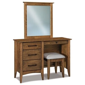 Eloise Modern Bedroom Vanity Dresser with Optional Mirror and Stool