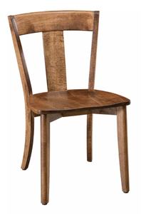 Dublin Brown Maple Wood Low Back Dining Chair - Quick Ship