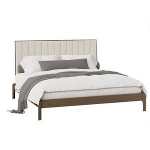 Jensen Transitional Upholstered Bed with Channel Tufted Headboard