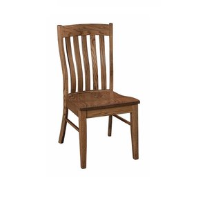 Handcrafted Ashley Slat Back Dining Chair - Quick Ship