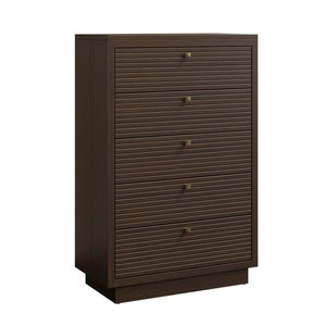 Slatted Beau 5 Drawer Chest