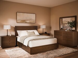 Slatted Beau 3-Piece Bedroom Set