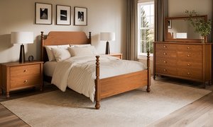 Ellery Solid Wood 3-Piece Bedroom Furniture Set