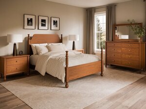 Ellery Solid Wood 3-Piece Bedroom Furniture Set