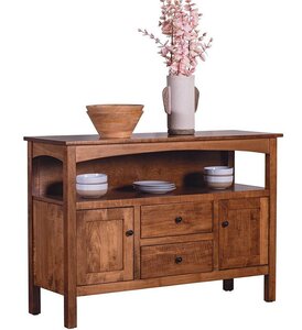 52" Solid Wood Shaker Sideboard Cabinet