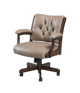 Edelweiss Upholstered Tufted Desk Chair with Arms