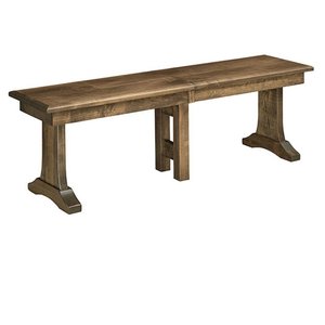 Solid Wood South Padre Extendable Dining Bench