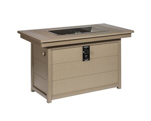 Leisure Lawns Rectangular Fire Pit
