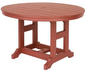 Berlin Gardens Commercial 48" Round Poly Dining Table