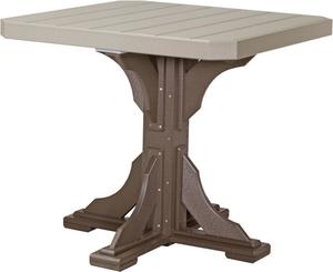 LuxCraft 41" Square Outdoor Commercial Table