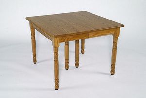 Pioneer Farmhouse Style Wood Square Restaurant Table