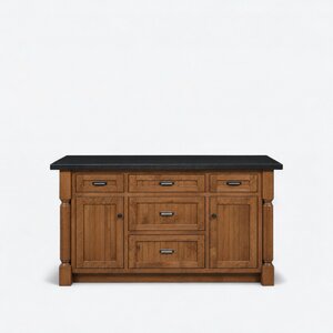 Amish Solid Wood 62" Kingston Kitchen Island