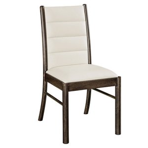 Handcrafted Amelia Upholstered Dining Chair with Channel Back