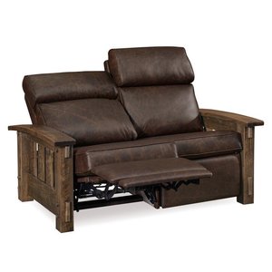 Dutton Rough Sawn Comfy Loveseat Recliner
