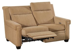 Urban 63" Zero Wall Power Reclining Loveseat Sofa with Tilt Headrest