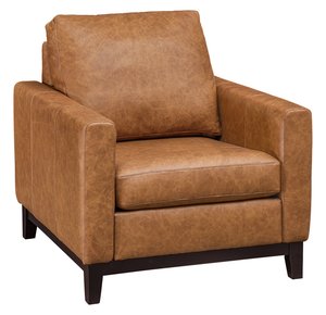 Metro Modern Upholstered Lounge Chair with Optional Footstool